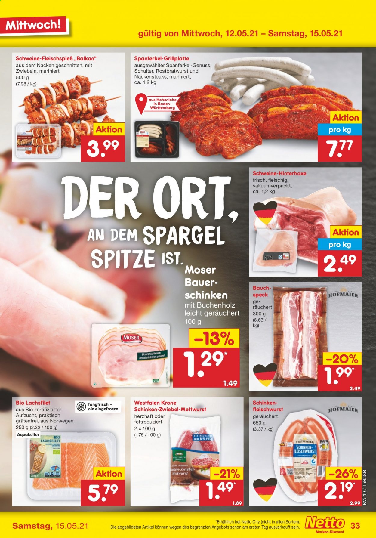 Netto Marken-Discount Prospekte  - 10.05.2021 - 15.05.2021. Seite 33