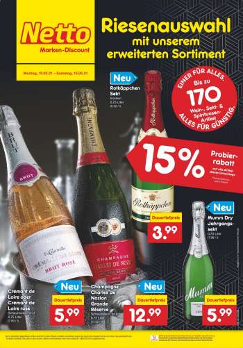 Prospekte Netto Marken-Discount - 10.5.2021 - 15.5.2021.