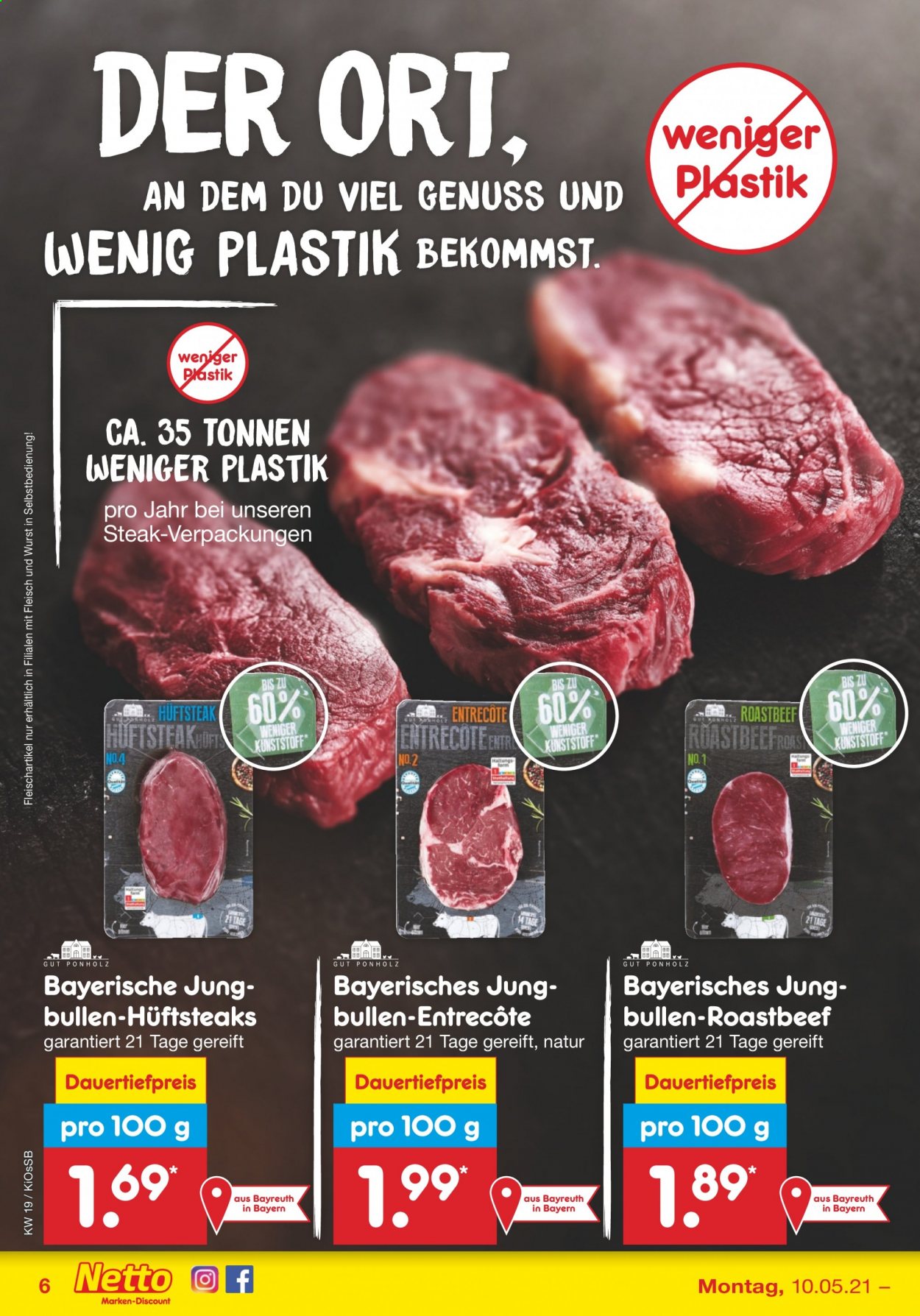 Netto Marken-Discount Prospekte  - 10.05.2021 - 15.05.2021. Seite 8