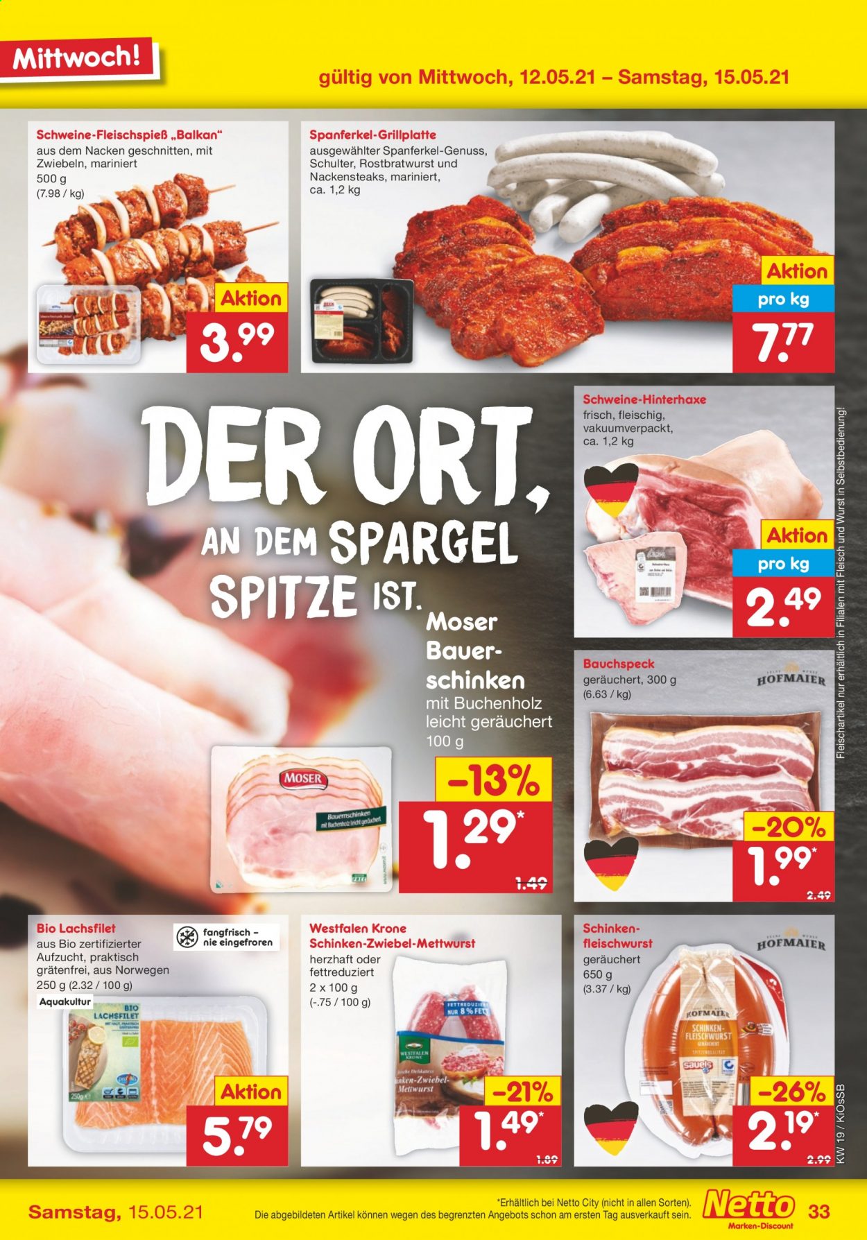 Netto Marken-Discount Prospekte  - 10.05.2021 - 15.05.2021. Seite 35