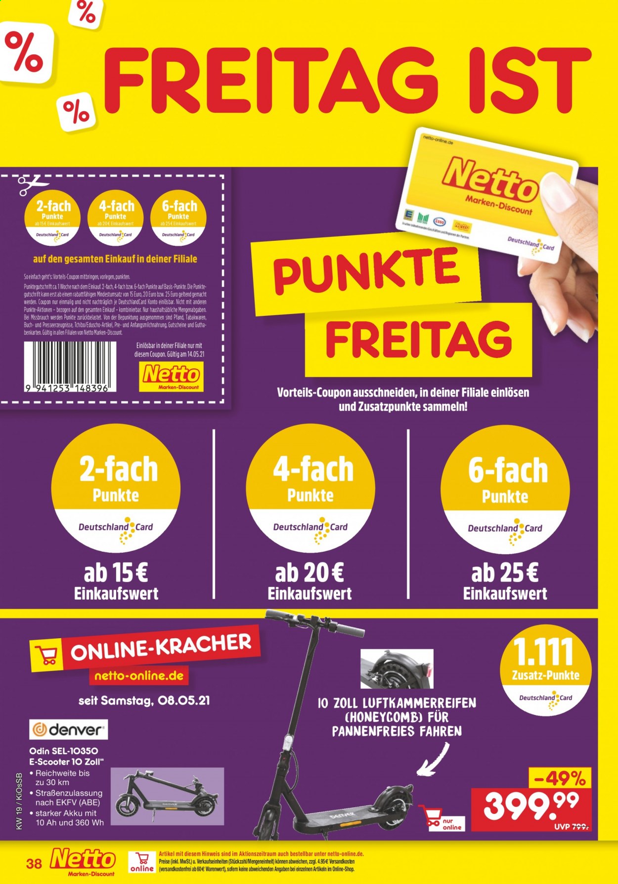 Netto Marken-Discount Prospekte  - 10.05.2021 - 15.05.2021. Seite 40