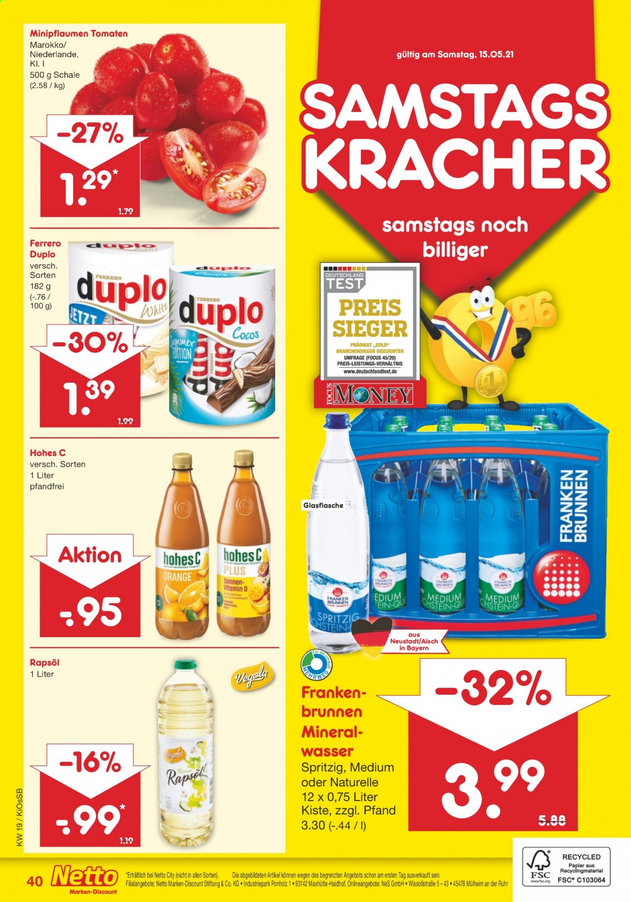 Netto Marken-Discount Prospekte  - 10.05.2021 - 15.05.2021. Seite 42