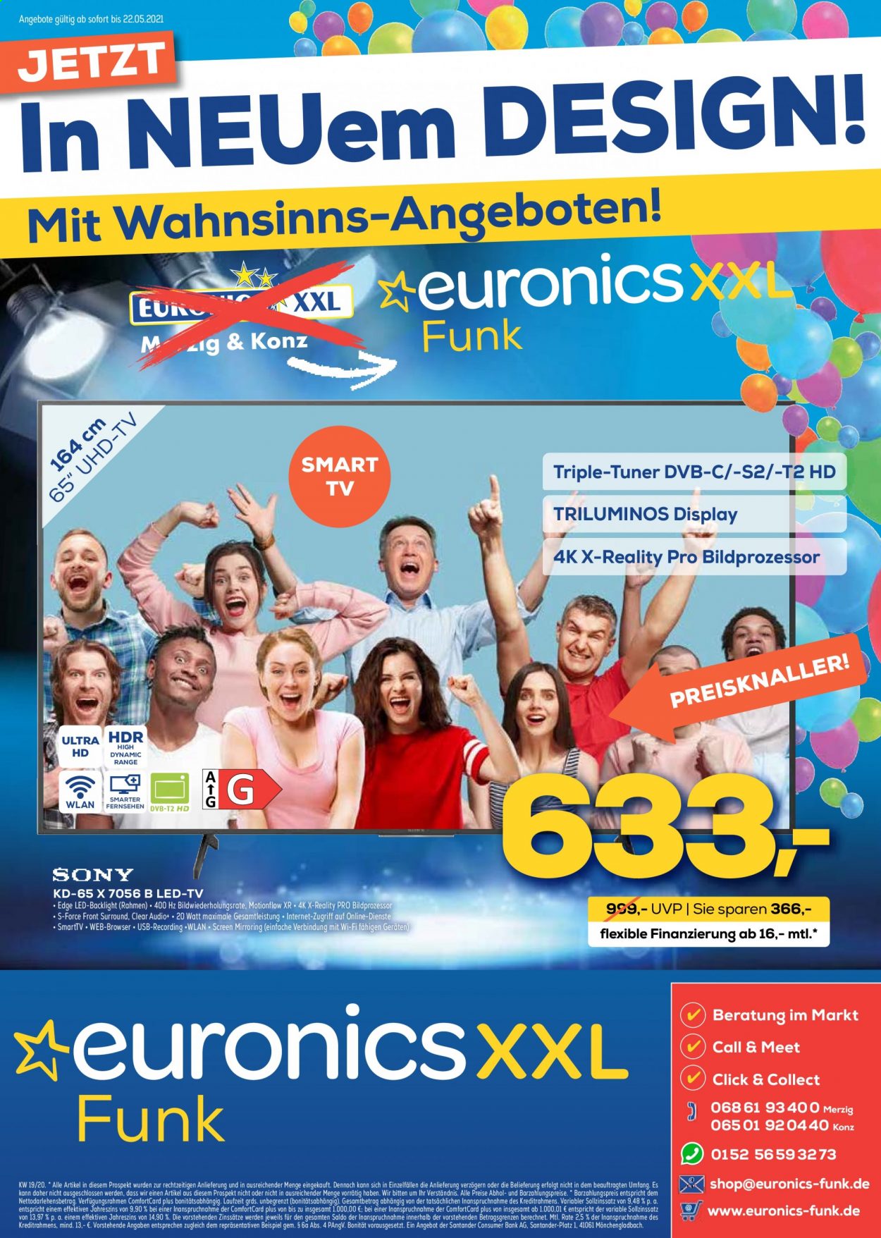 Euronics Prospekte  - 15.05.2021 - 22.05.2021. Seite 1