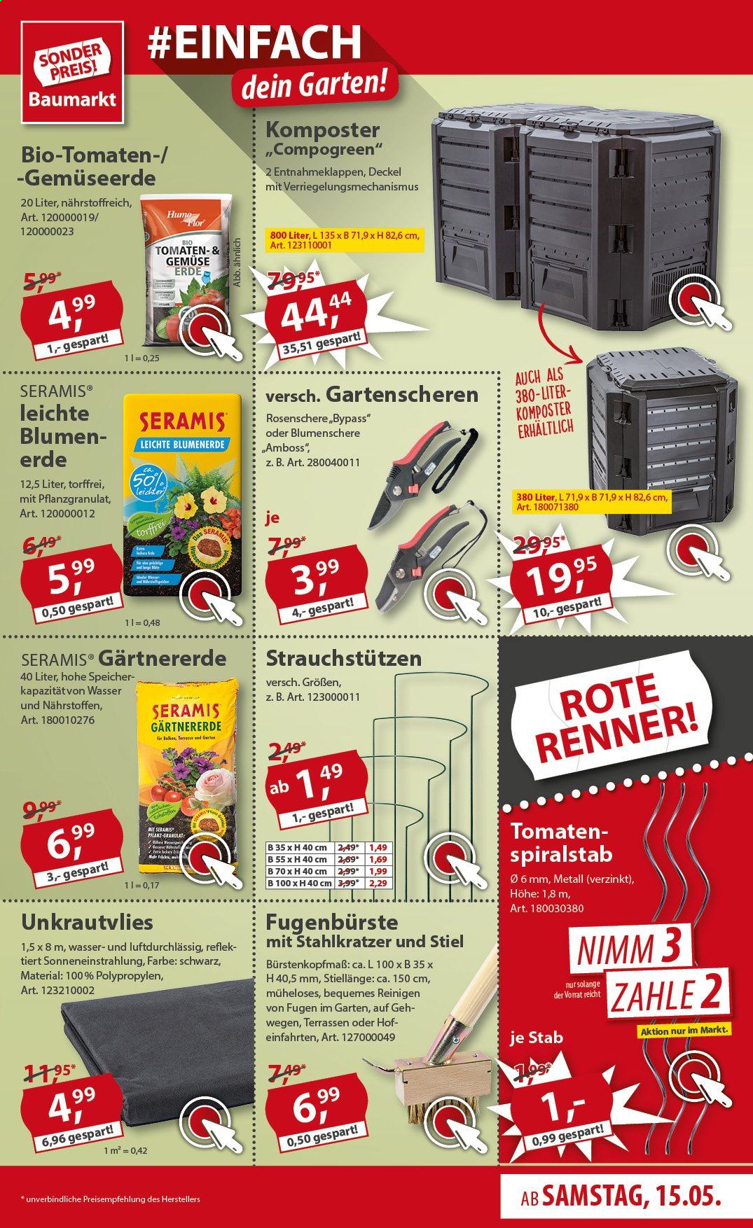 Sonderpreis-Baumarkt Prospekte  - 15.05.2021 - 21.05.2021. Seite 5