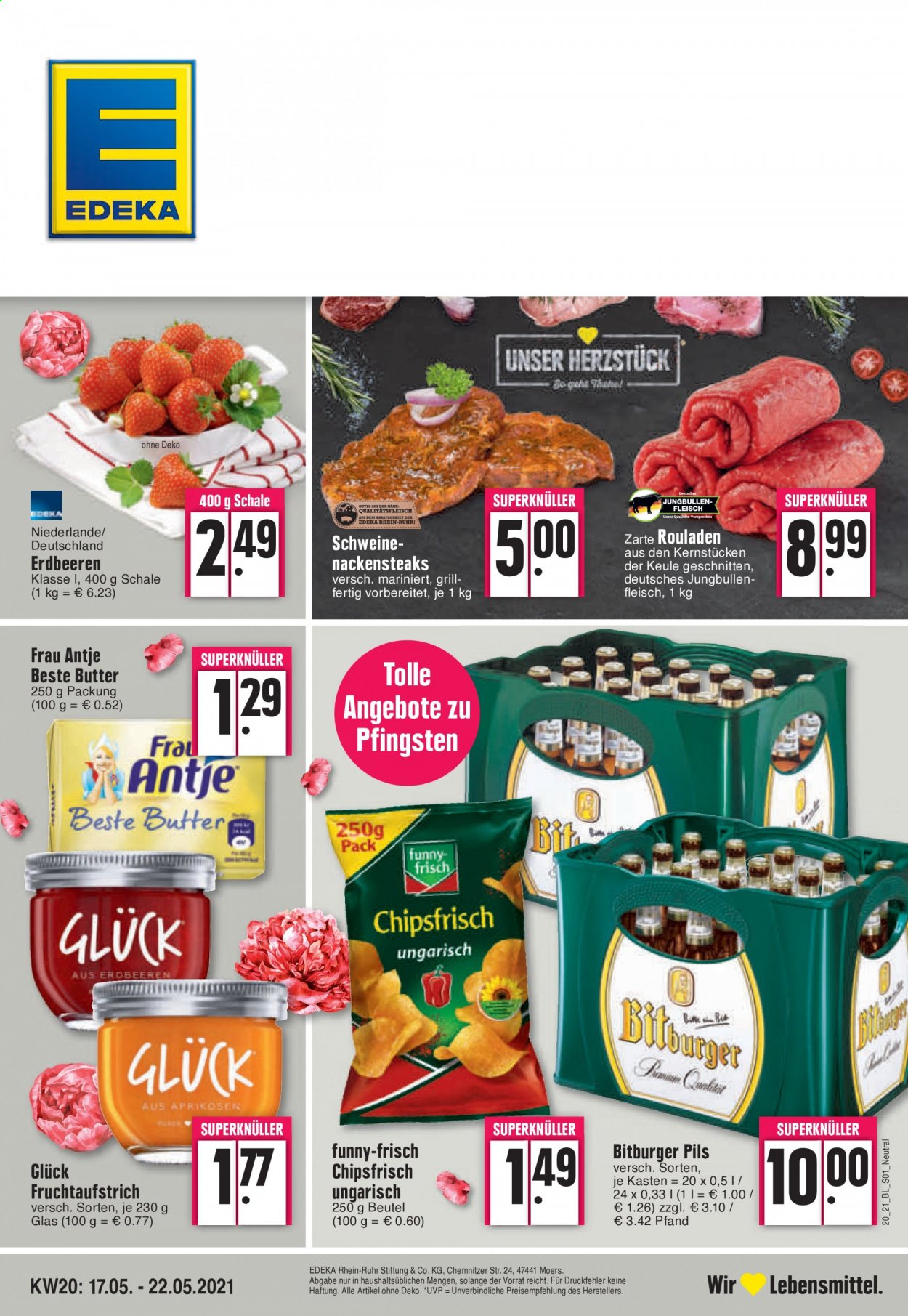 Edeka Prospekte  - 17.05.2021 - 22.05.2021. Seite 1
