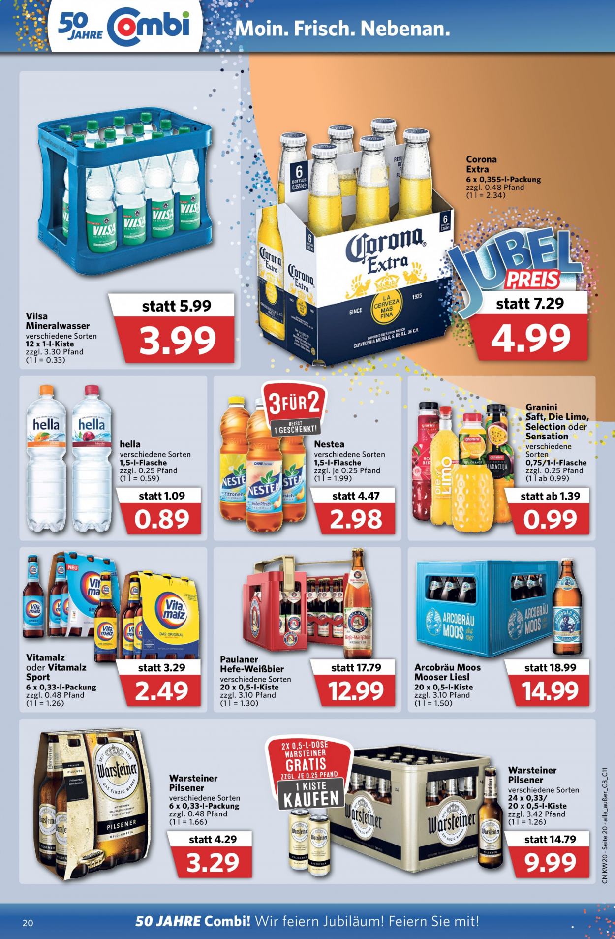 Combi Prospekte  - 17.05.2021 - 22.05.2021. Seite 20