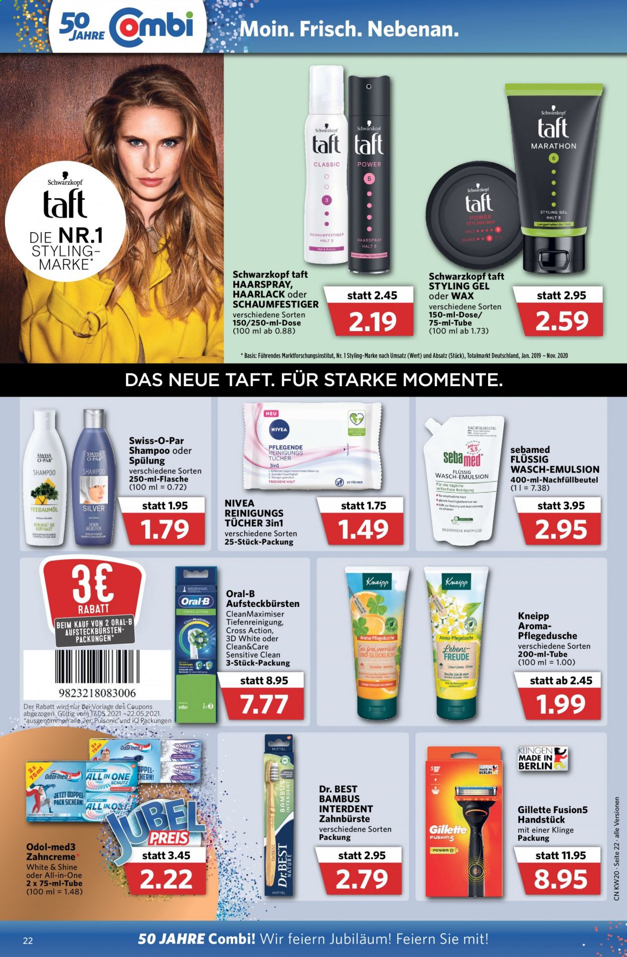Combi Prospekte  - 17.05.2021 - 22.05.2021. Seite 22