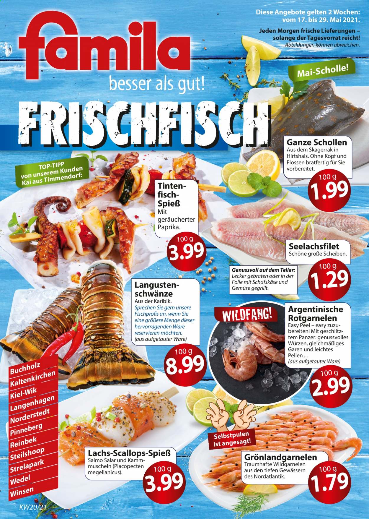 famila Prospekte  - 17.05.2021 - 29.05.2021. Seite 1