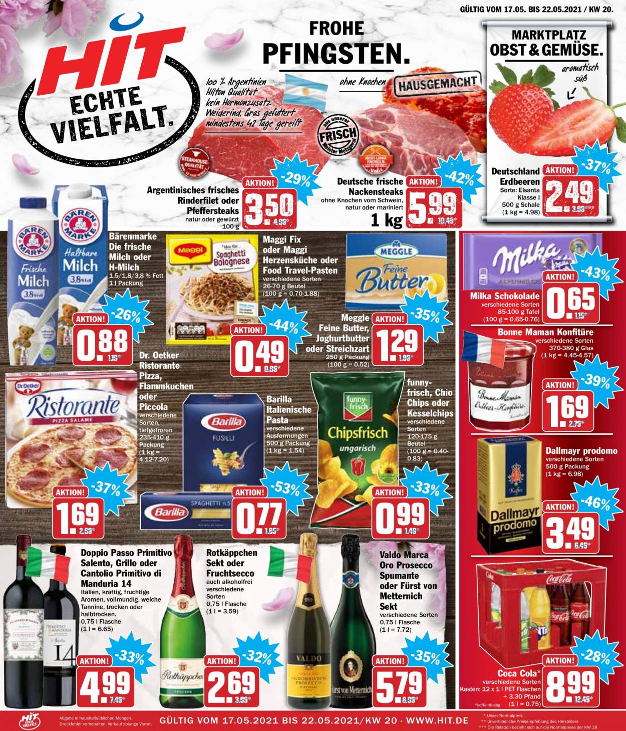 Hit Prospekte  - 17.05.2021 - 22.05.2021. Seite 1