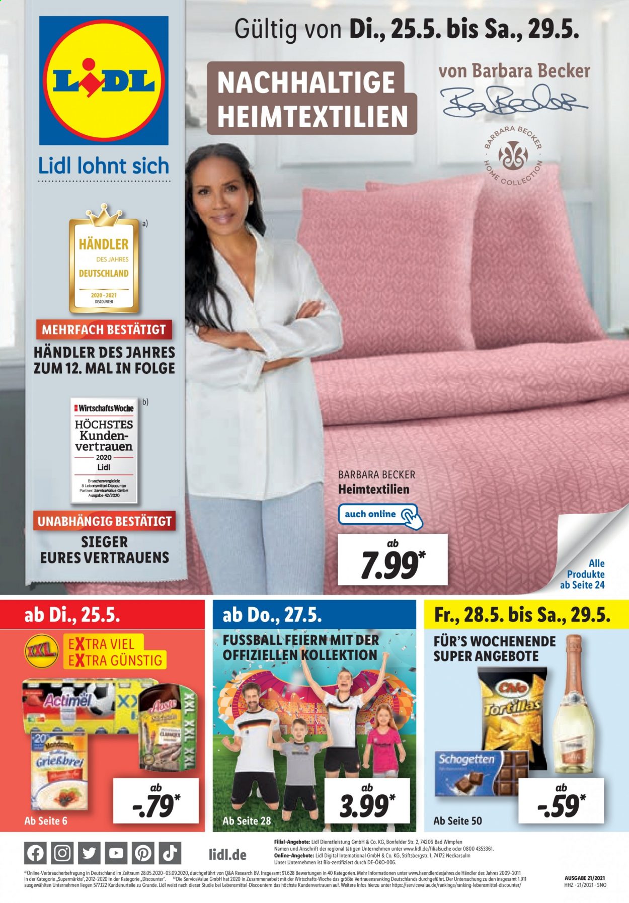 Lidl Prospekte  - 25.05.2021 - 29.05.2021. Seite 1