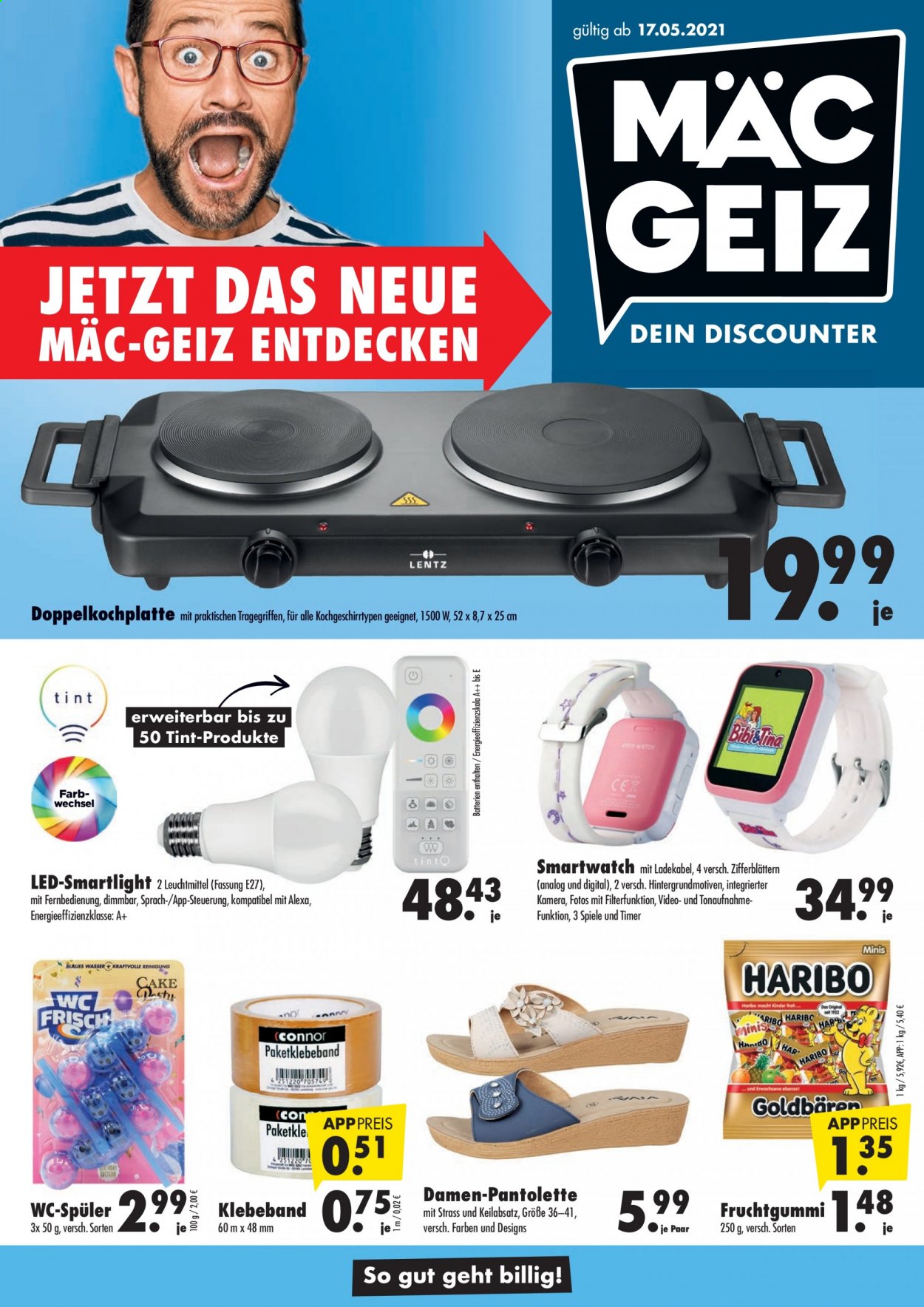 Mäc-Geiz Prospekte  - 17.05.2021 - 22.05.2021. Seite 1