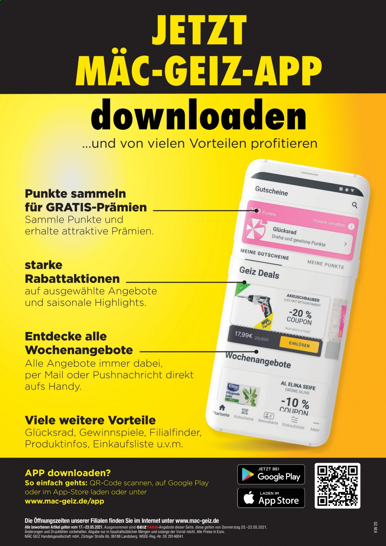 Mäc-Geiz Prospekte  - 17.05.2021 - 22.05.2021. Seite 10