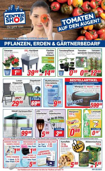 Prospekte CENTERSHOP - 17.5.2021 - 20.5.2021.