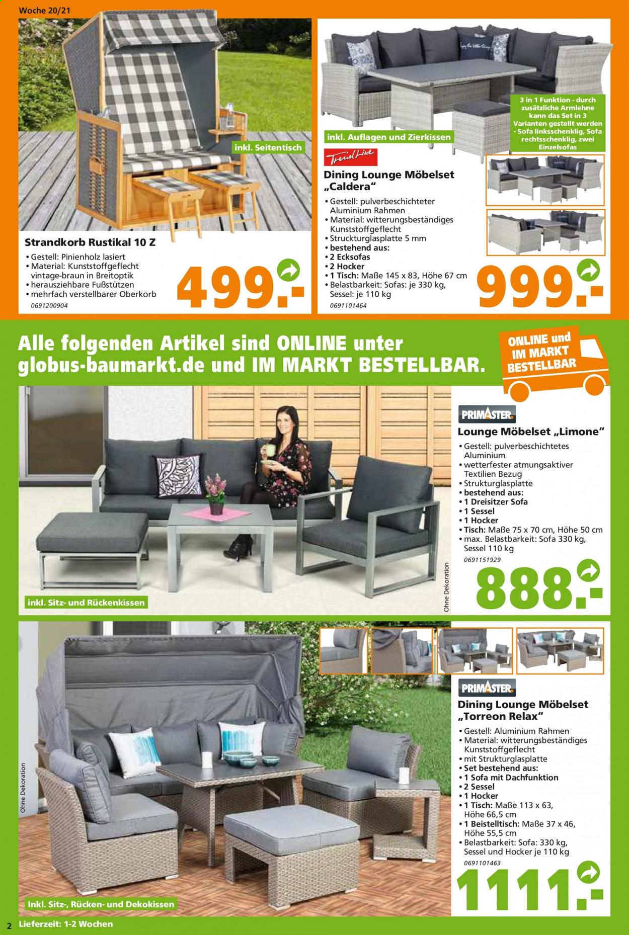 Globus Baumarkt Prospekte  - 17.05.2021 - 22.05.2021. Seite 2