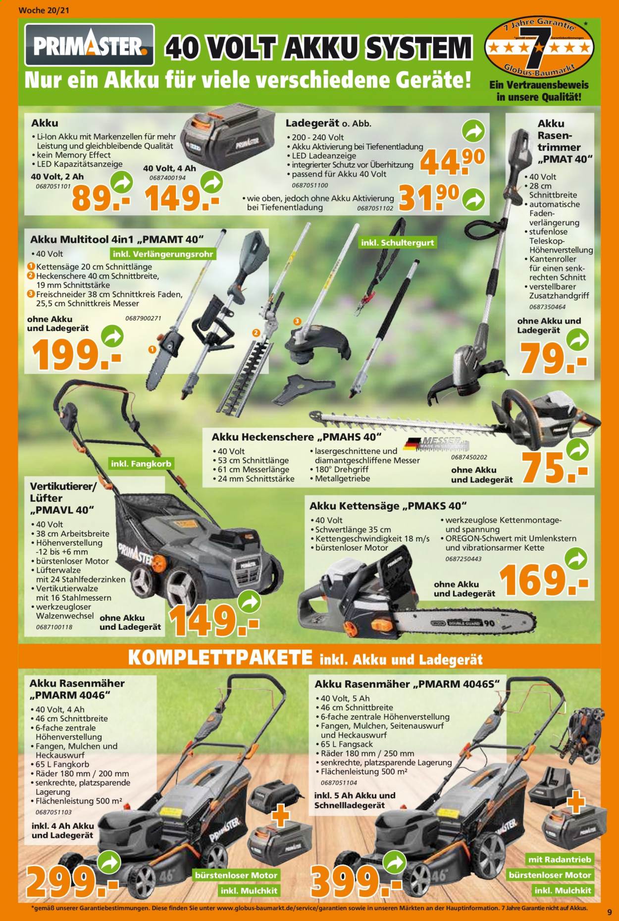 Globus Baumarkt Prospekte  - 17.05.2021 - 22.05.2021. Seite 9
