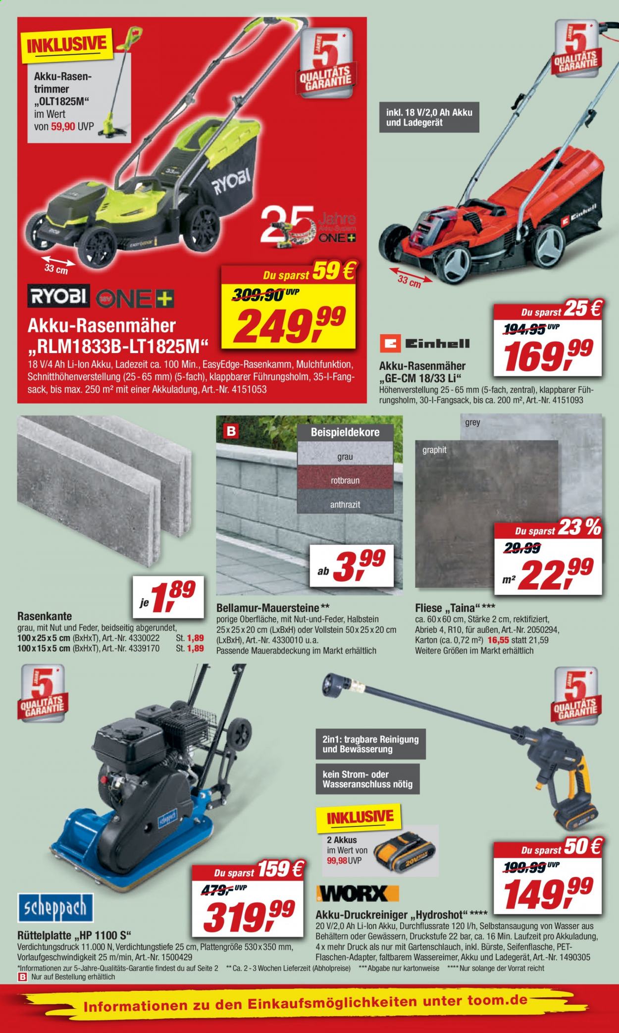 toom Baumarkt Prospekte  - 22.05.2021 - 28.05.2021. Seite 10