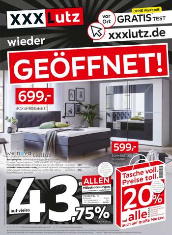 Prospekte XXXLutz - 17.5.2021 - 23.5.2021.