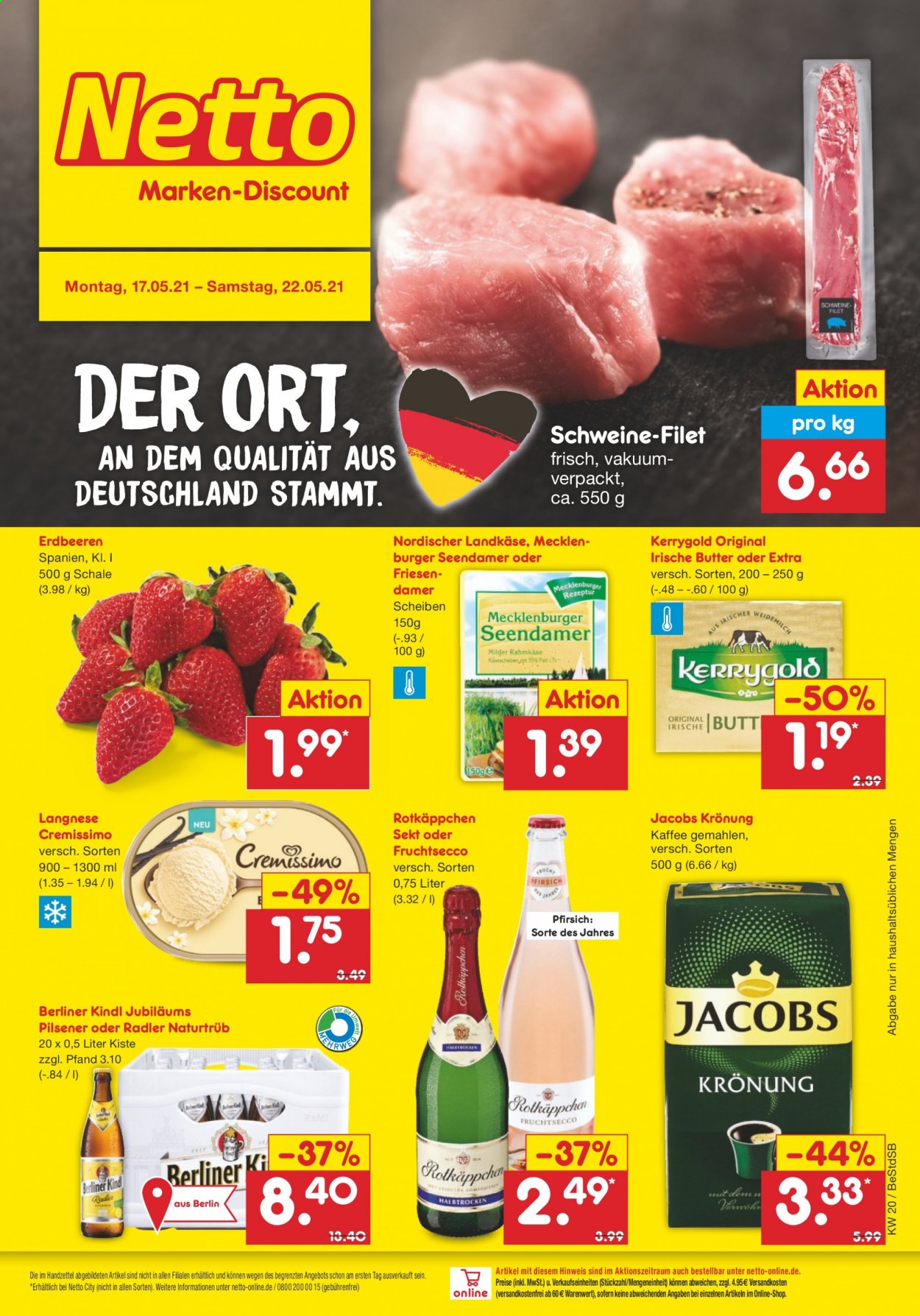 Netto Marken-Discount Prospekte  - 17.05.2021 - 22.05.2021. Seite 1