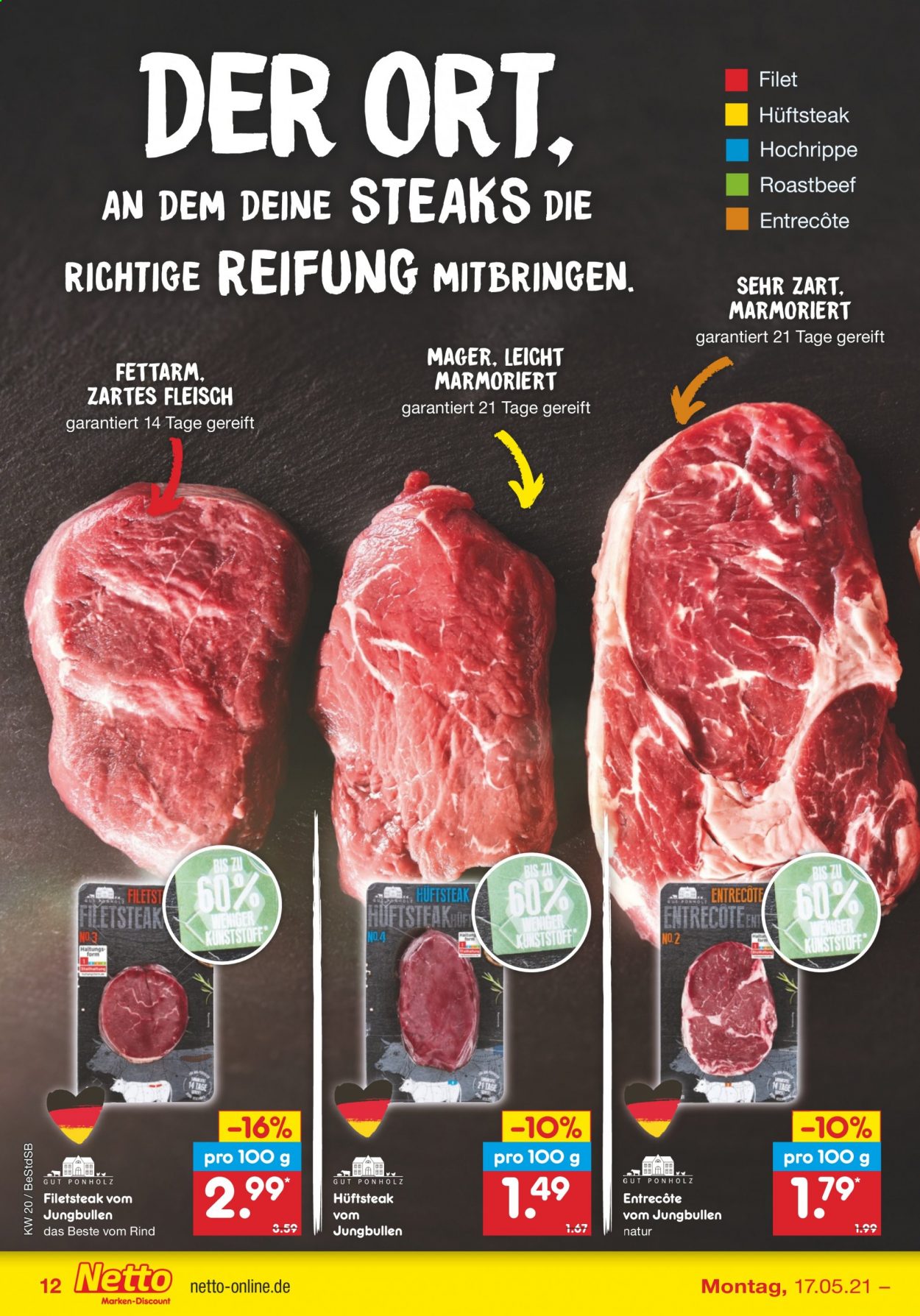 Netto Marken-Discount Prospekte  - 17.05.2021 - 22.05.2021. Seite 12