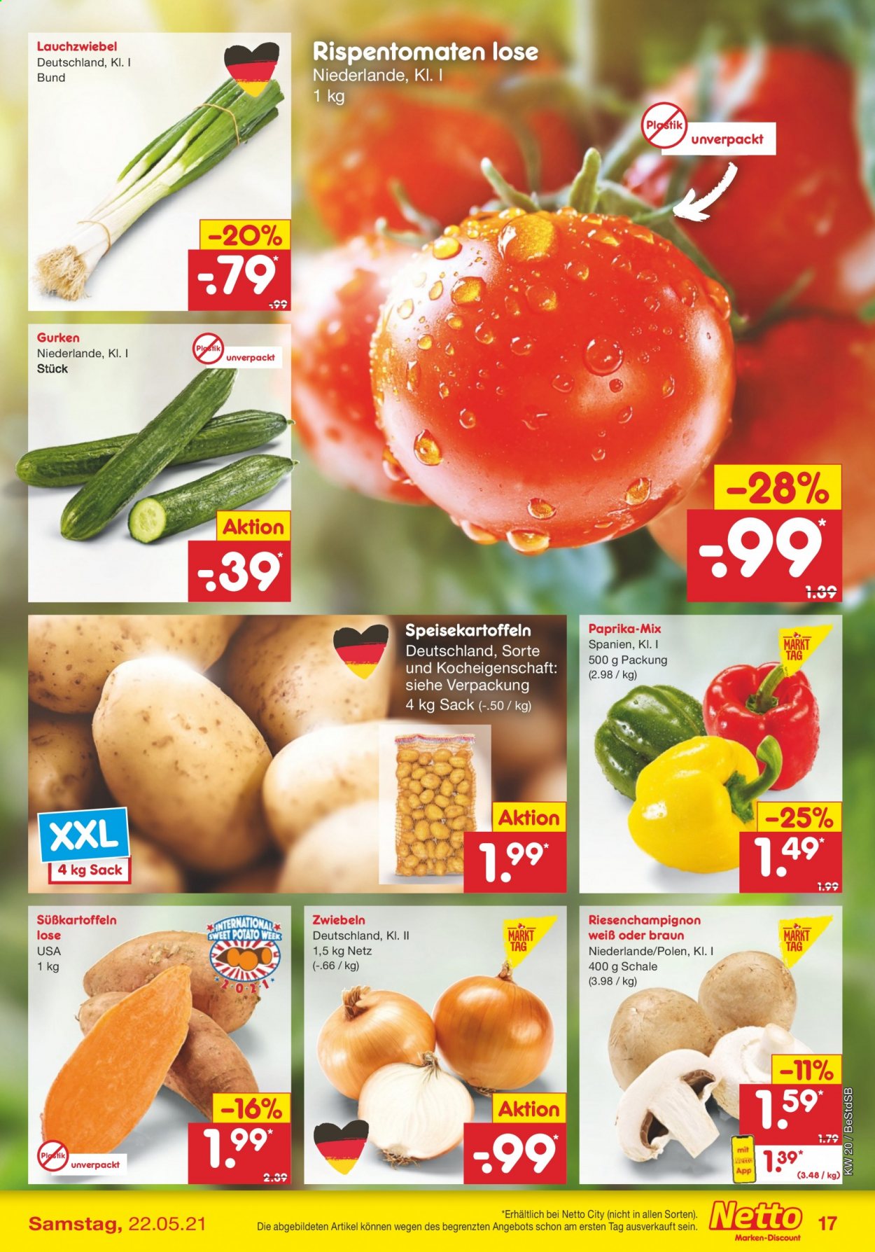 Netto Marken-Discount Prospekte  - 17.05.2021 - 22.05.2021. Seite 17