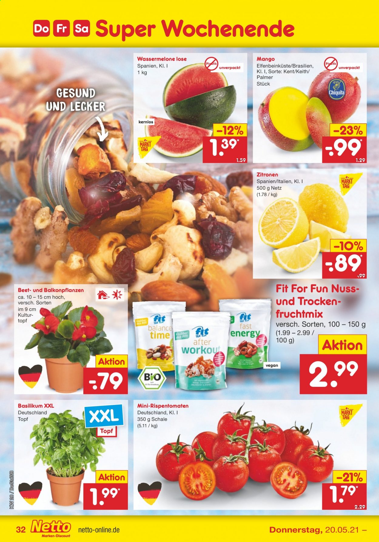 Netto Marken-Discount Prospekte  - 17.05.2021 - 22.05.2021. Seite 32