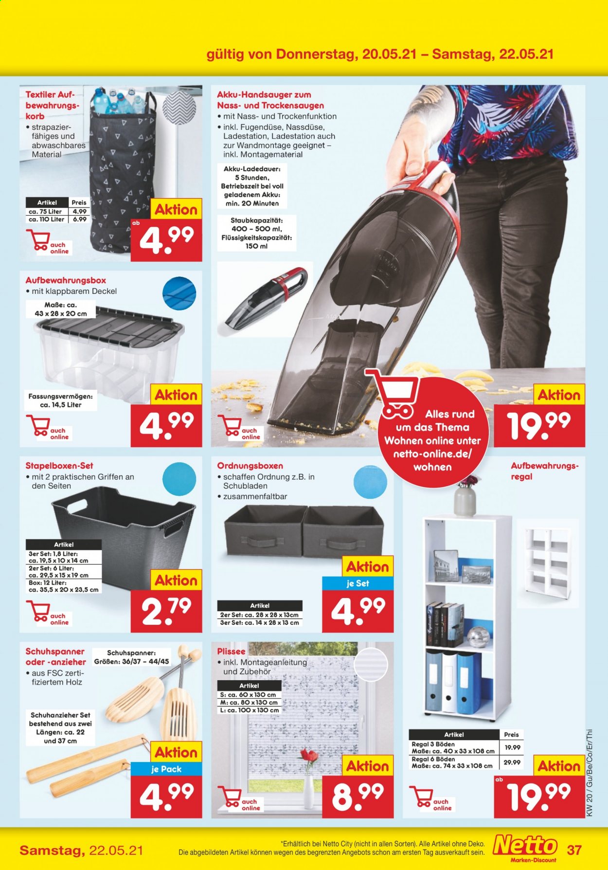 Netto Marken-Discount Prospekte  - 17.05.2021 - 22.05.2021. Seite 37