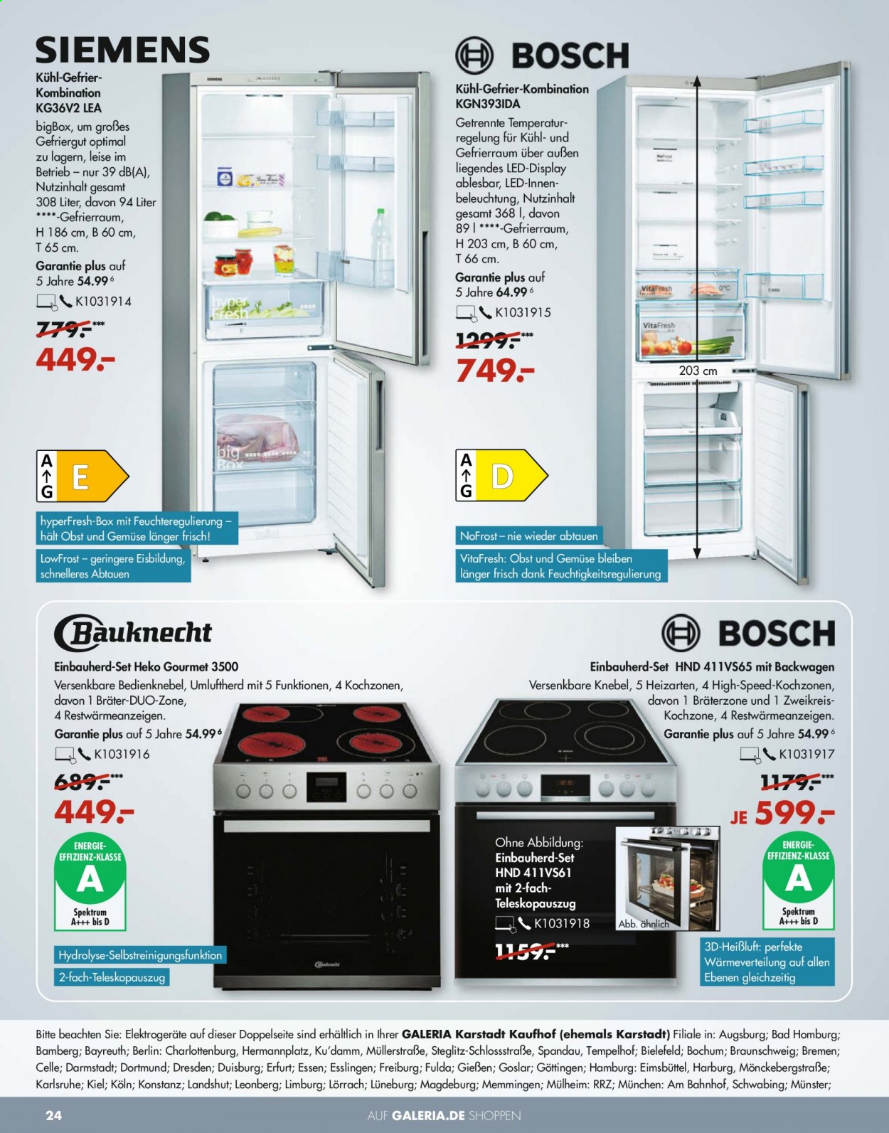 GALERIA Karstadt Kaufhof Prospekte  - 19.05.2021 - 25.05.2021. Seite 24