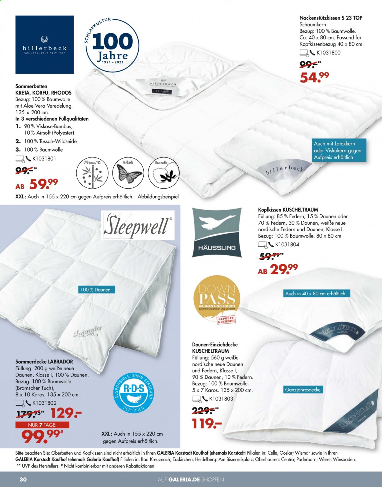 GALERIA Karstadt Kaufhof Prospekte  - 19.05.2021 - 25.05.2021. Seite 30