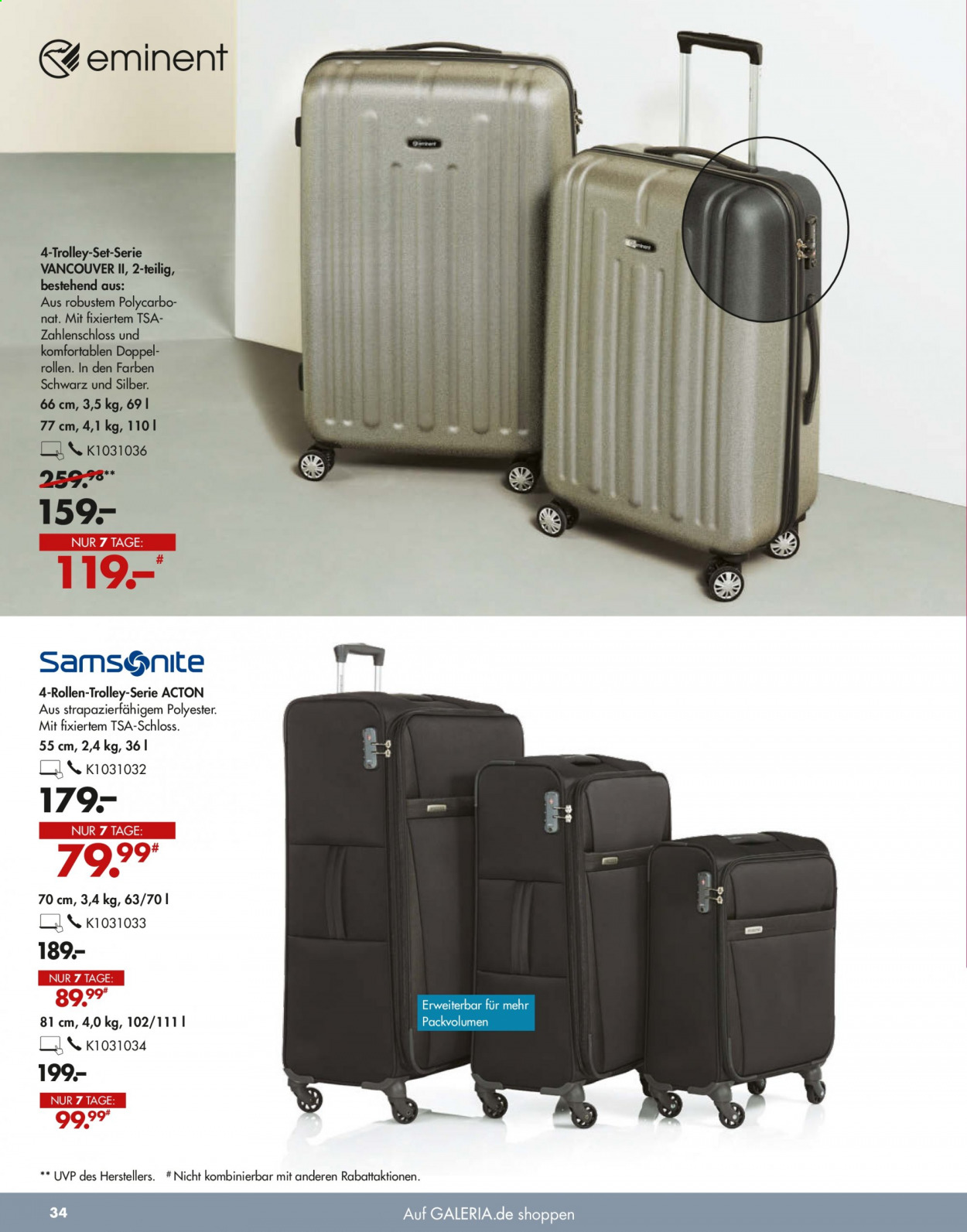 GALERIA Karstadt Kaufhof Prospekte  - 19.05.2021 - 25.05.2021. Seite 34