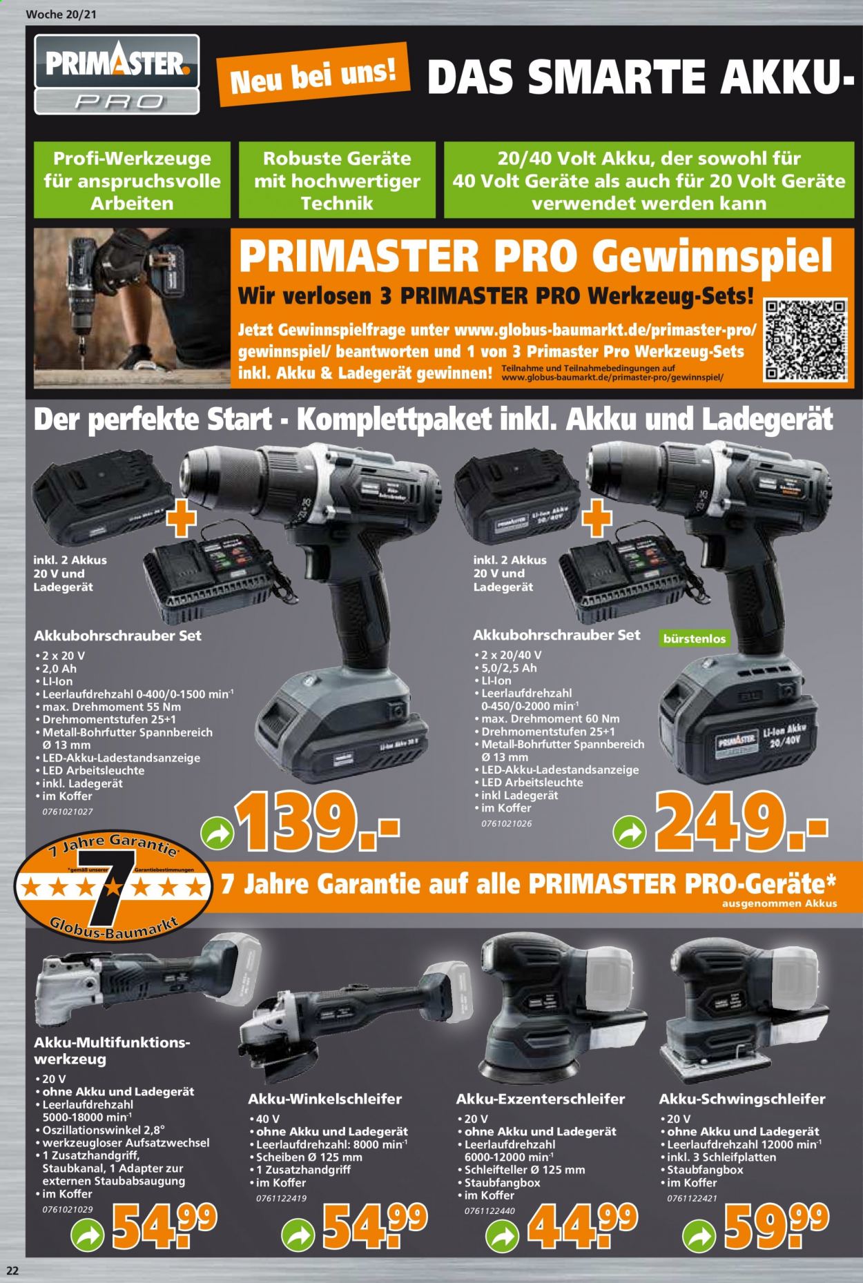 Globus Baumarkt Prospekte  - 18.05.2021 - 25.05.2021. Seite 22