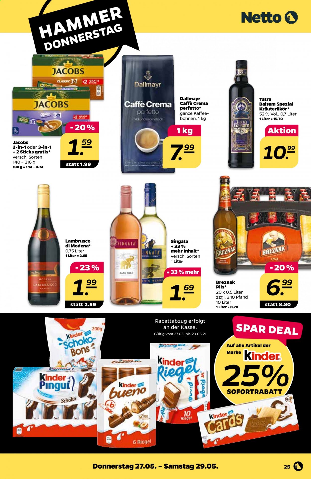 Netto Prospekte  - 25.05.2021 - 29.05.2021. Seite 25