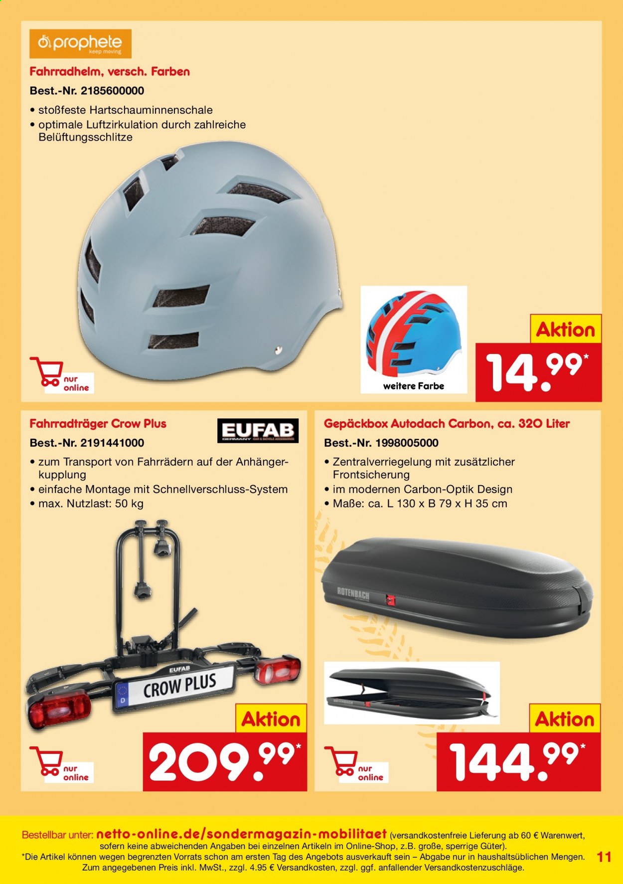 Netto Marken-Discount Prospekte  - 6.05.2021 - 31.07.2021. Seite 11