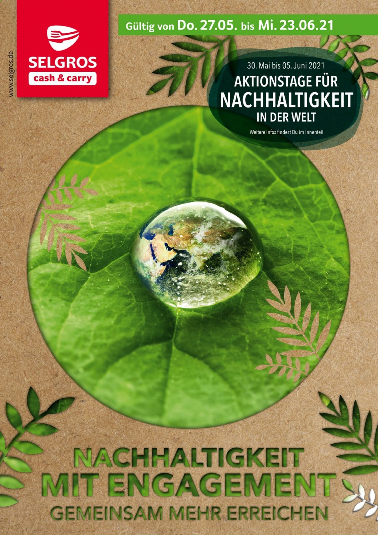 Selgros Prospekte  - 27.05.2021 - 23.06.2021. Seite 1