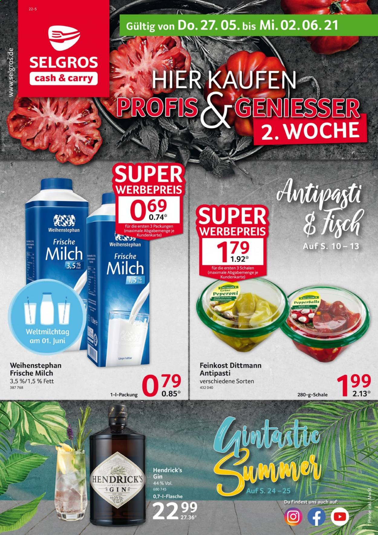Selgros Prospekte  - 27.05.2021 - 2.06.2021. Seite 1