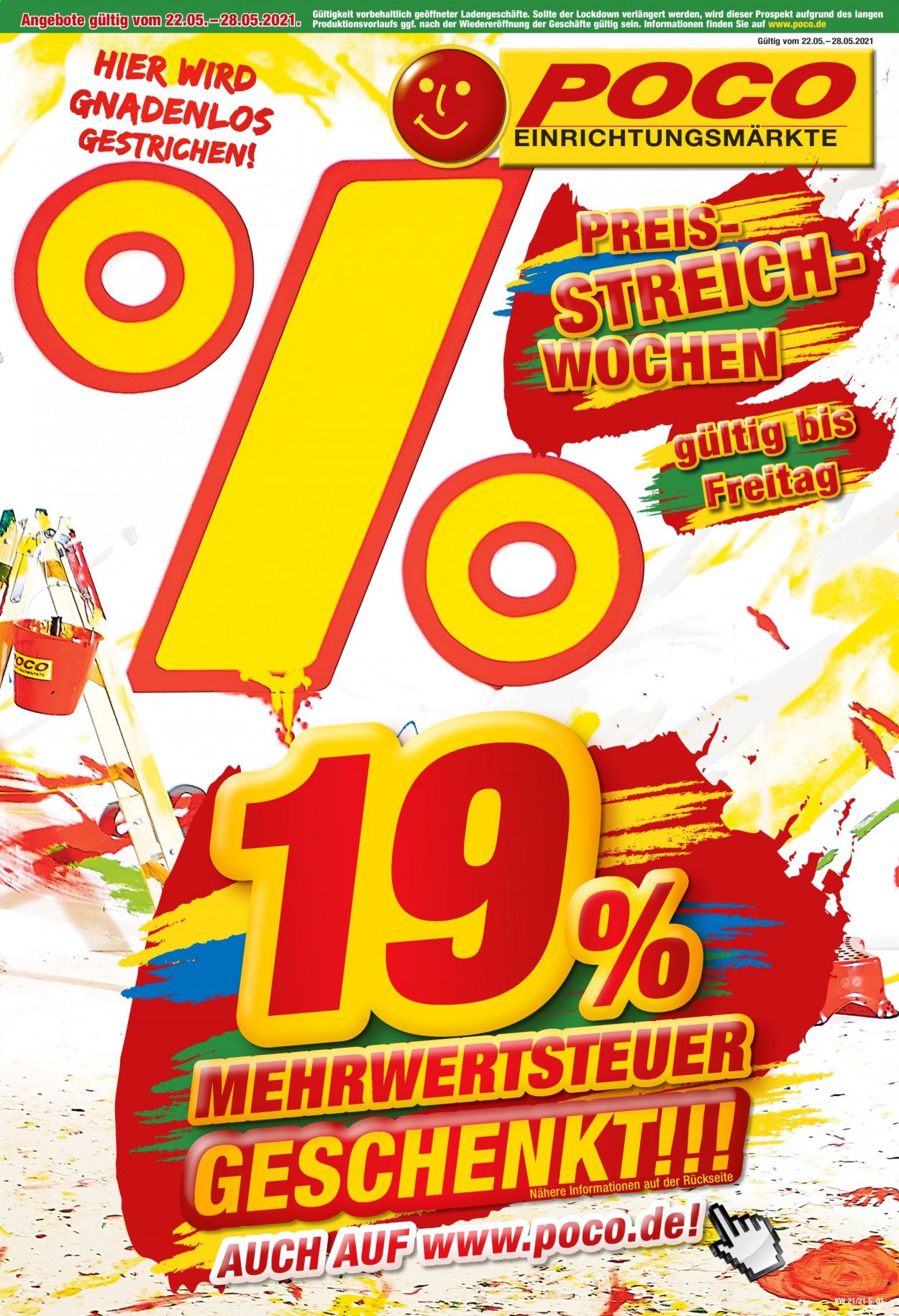Poco Prospekte  - 22.05.2021 - 29.05.2021. Seite 1