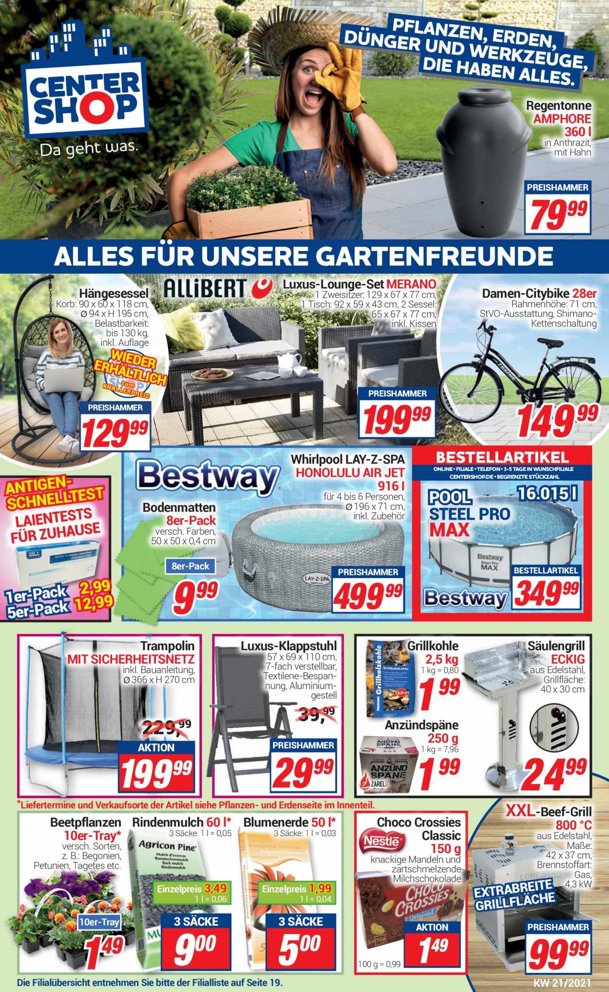 CENTERSHOP Prospekte  - 25.05.2021 - 29.05.2021. Seite 1