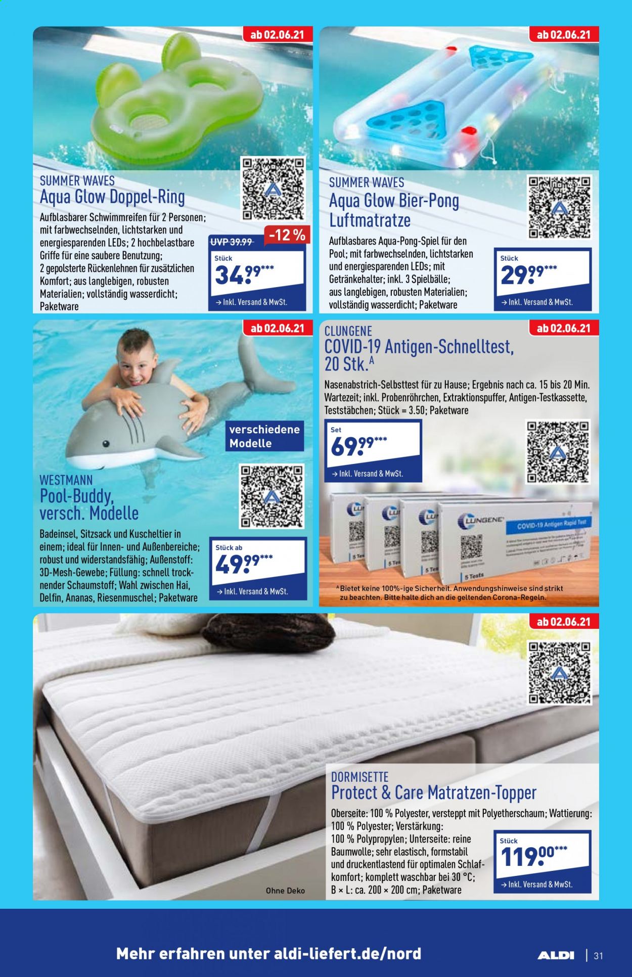 ALDI Nord Prospekte  - 31.05.2021 - 5.06.2021. Seite 31