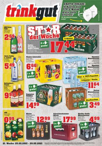 Prospekte trinkgut - 25.5.2021 - 29.5.2021.