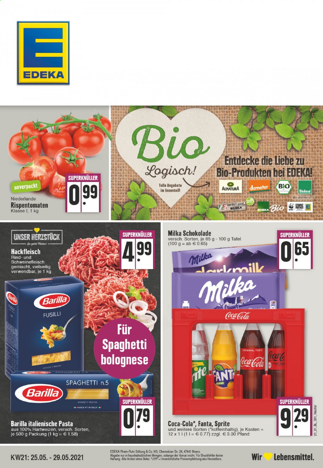 Edeka Prospekte  - 25.05.2021 - 29.05.2021. Seite 1