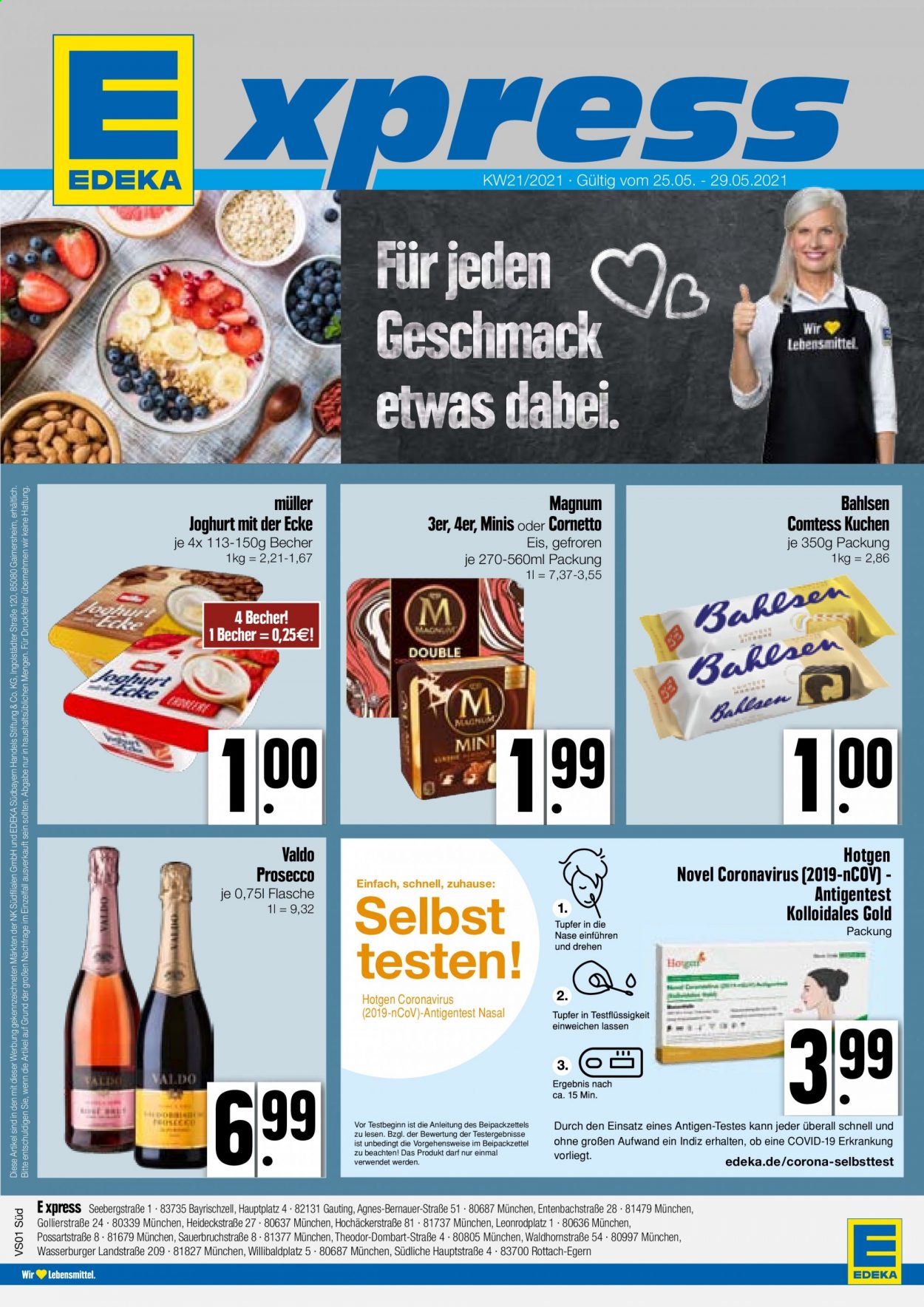 Edeka Prospekte  - 25.05.2021 - 29.05.2021. Seite 1