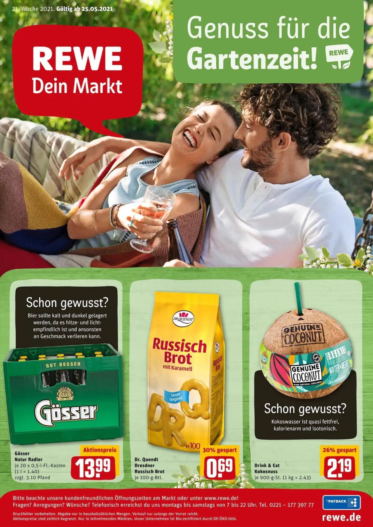 REWE Prospekte  - 25.05.2021 - 29.05.2021. Seite 21