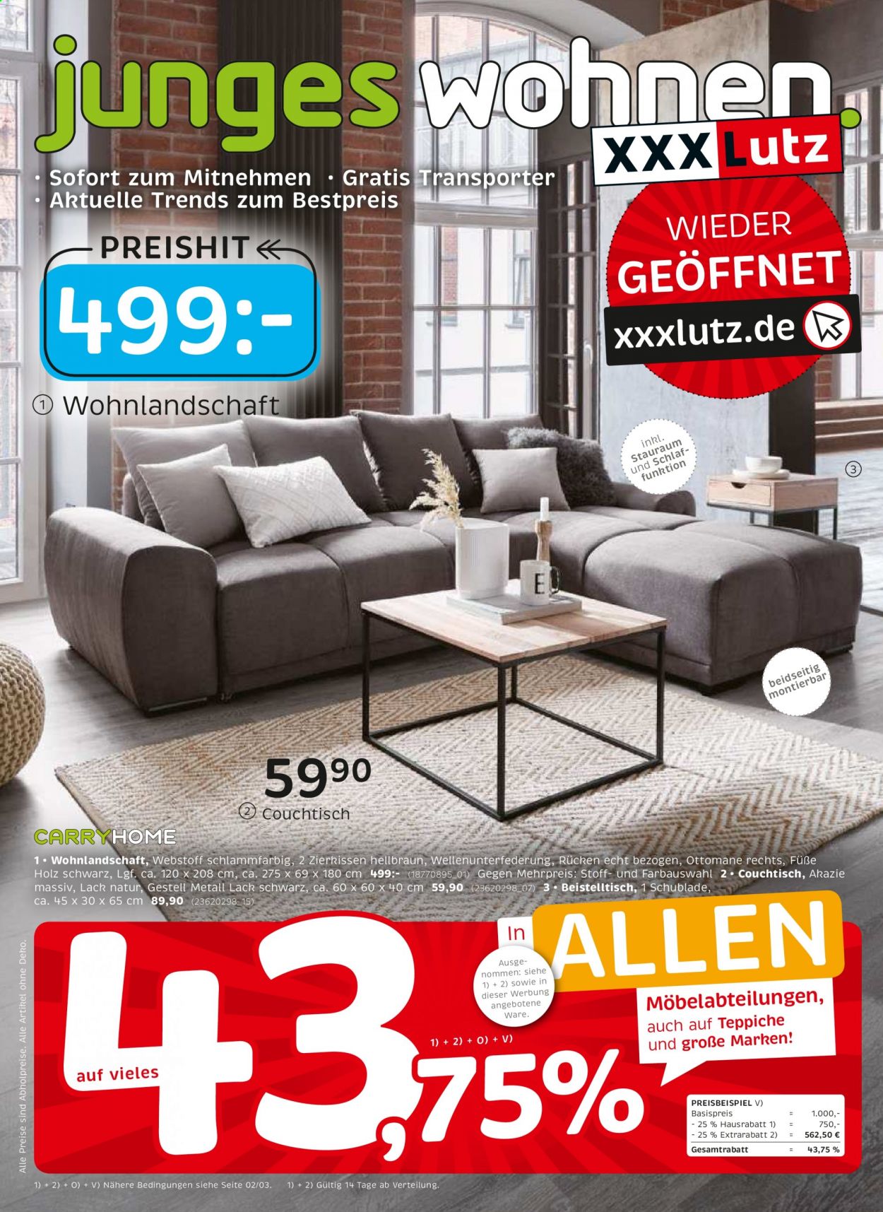 XXXLutz Prospekte  - 24.05.2021 - 6.06.2021. Seite 1