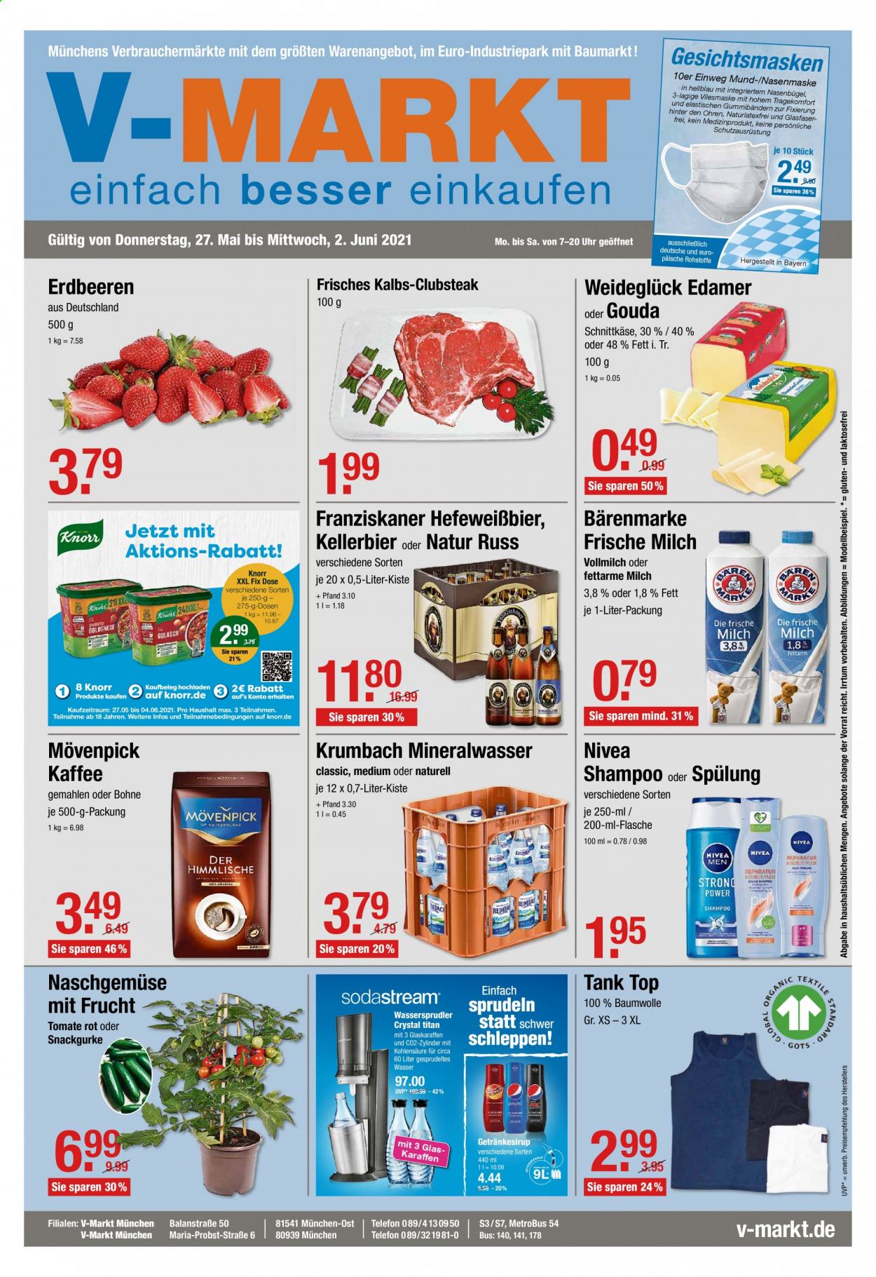 V-Markt Prospekte  - 27.05.2021 - 2.06.2021. Seite 1