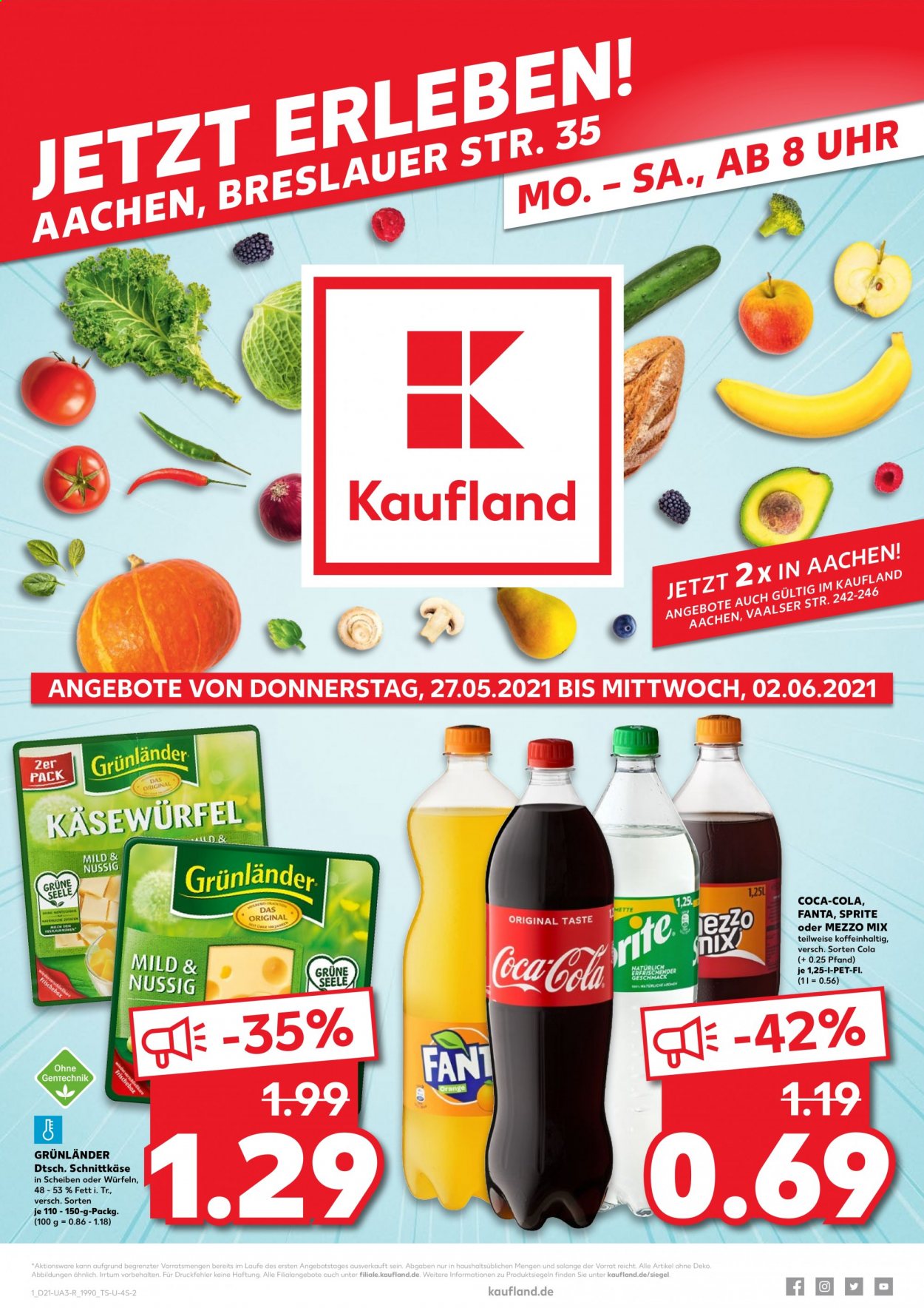 Kaufland Prospekte  - 27.05.2021 - 2.06.2021. Seite 1