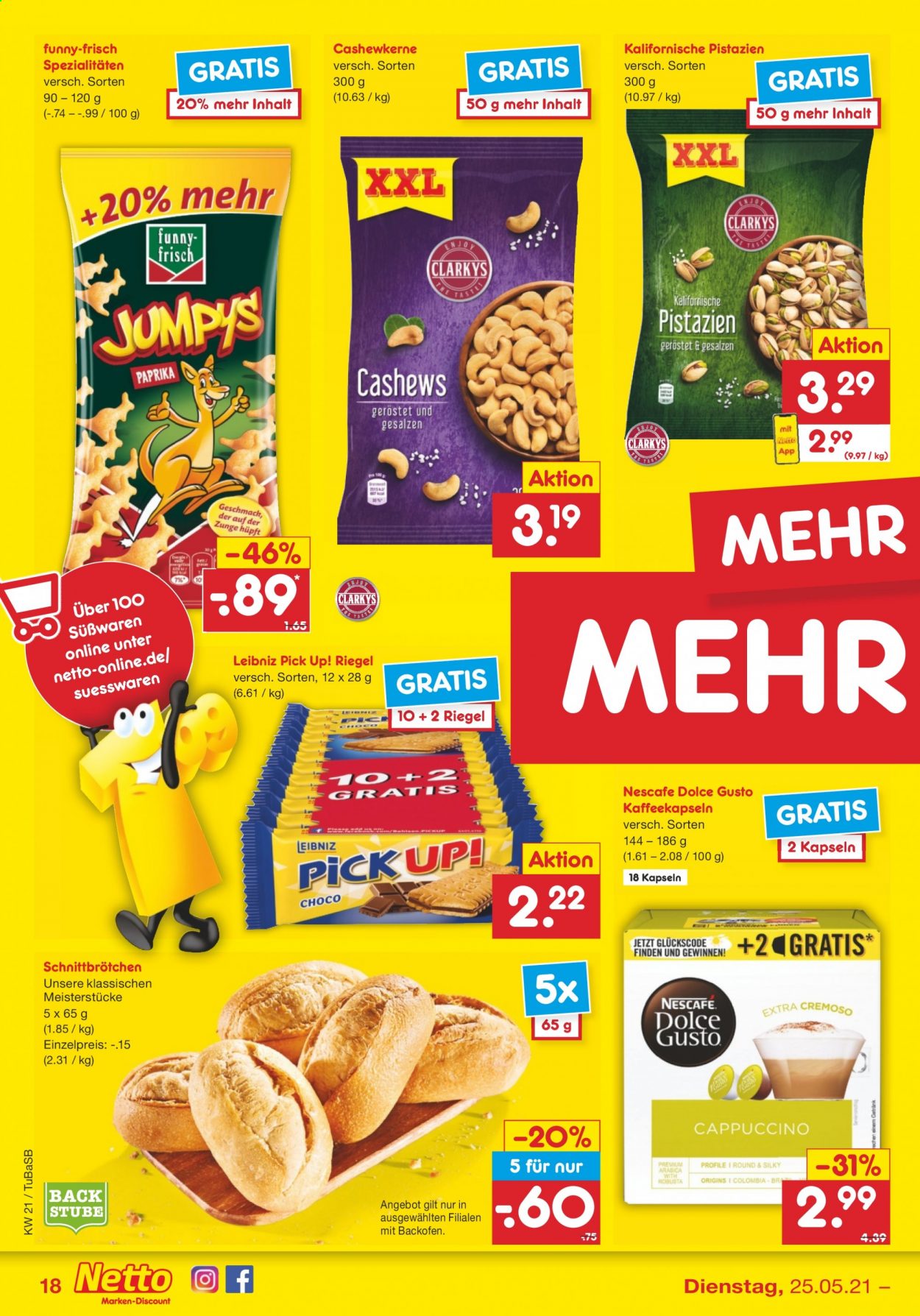 Netto Marken-Discount Prospekte  - 25.05.2021 - 29.05.2021. Seite 18