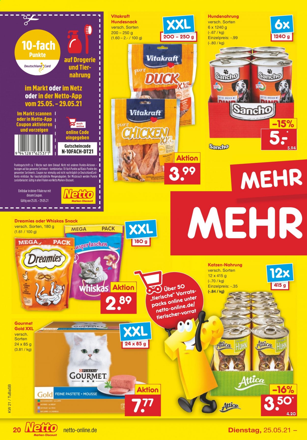 Netto Marken-Discount Prospekte  - 25.05.2021 - 29.05.2021. Seite 20