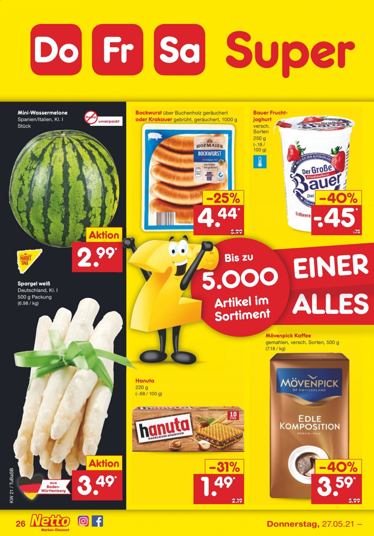 Netto Marken-Discount Prospekte  - 25.05.2021 - 29.05.2021. Seite 26