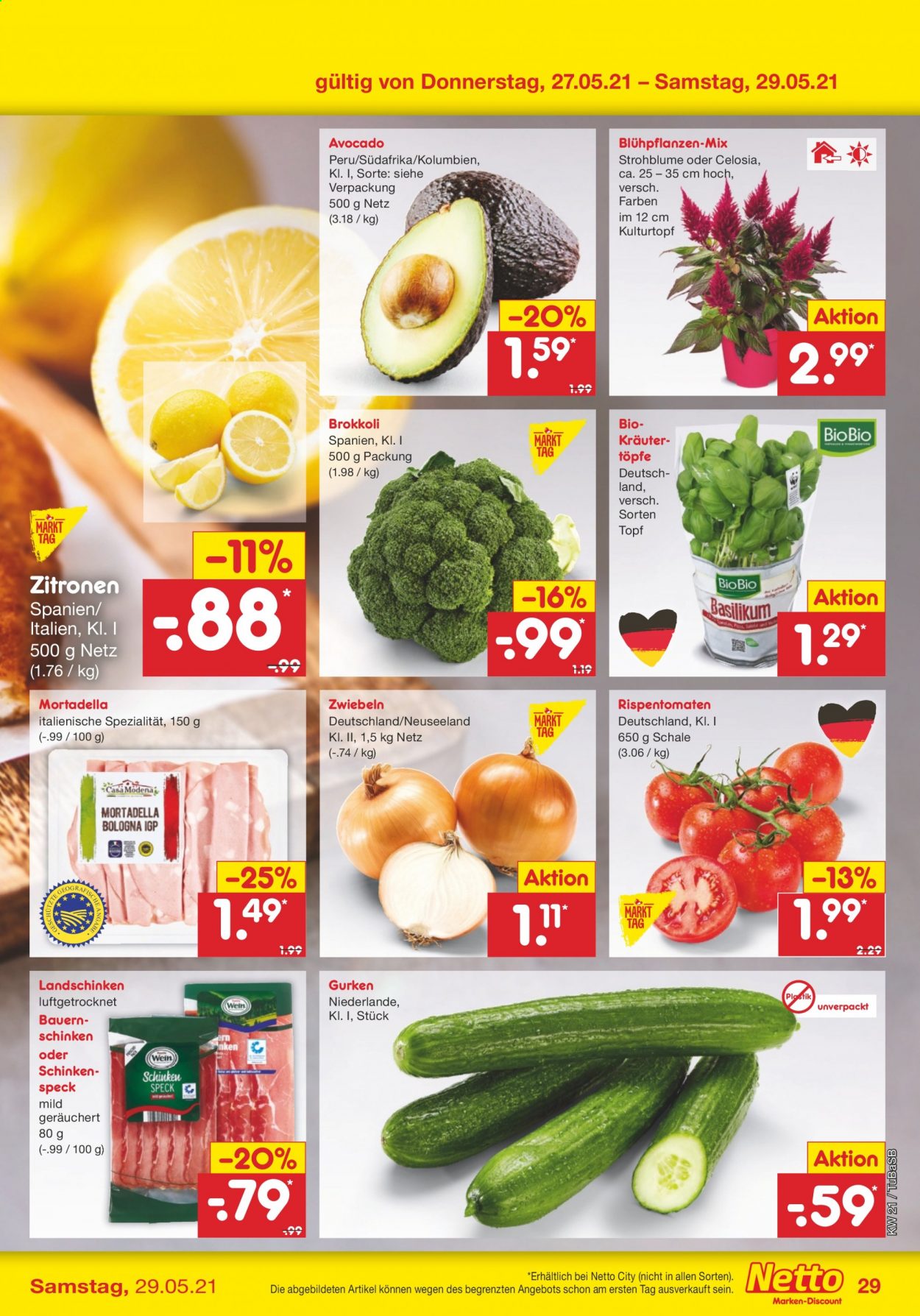 Netto Marken-Discount Prospekte  - 25.05.2021 - 29.05.2021. Seite 29
