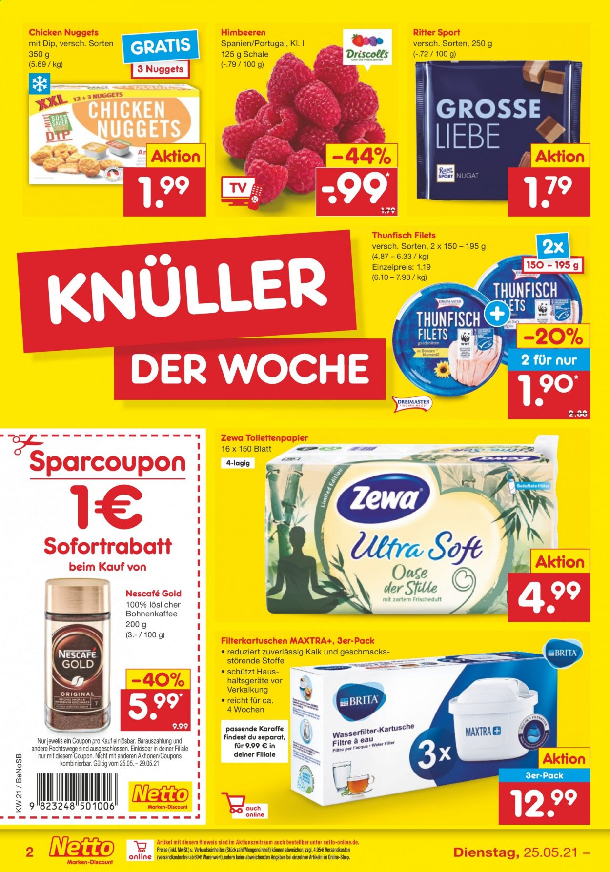 Netto Marken-Discount Prospekte  - 25.05.2021 - 29.05.2021. Seite 2