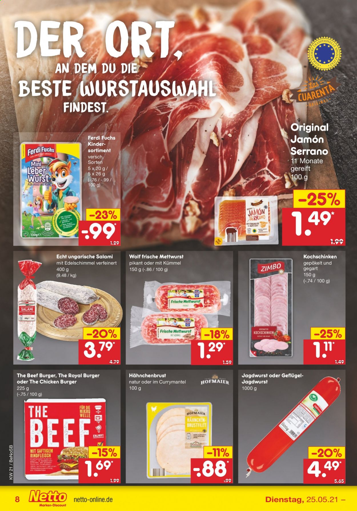 Netto Marken-Discount Prospekte  - 25.05.2021 - 29.05.2021. Seite 8